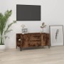 Mueble de TV madera contrachapada roble ahumado 102x44,5x50 cm en Muebles TV | Comprar online en Foru.es