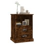 Mesitas de noche 2 unidades color roble ahumado 43x36x60 cm de vidaXL, Mesitas de noche - Ref: Foro24-816339, Precio: 84,26 €...