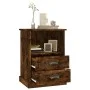 Bedside tables 2 units in smoked oak color 43x36x60 cm by vidaXL, Nightstands - Ref: Foro24-816339, Price: 83,34 €, Discount: %