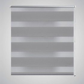 Persiana Cebra 50 x 100 cm Gris de vidaXL, Persianas y estores - Ref: Foro24-240187, Precio: 17,34 €, Descuento: %