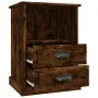 Bedside tables 2 units in smoked oak color 43x36x60 cm by vidaXL, Nightstands - Ref: Foro24-816339, Price: 83,34 €, Discount: %