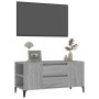 Mueble de TV madera contrachapada gris Sonoma 102x44,5x50 cm en Muebles TV | Comprar online en Foru.es