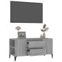 Mueble de TV madera contrachapada gris Sonoma 102x44,5x50 cm en Muebles TV | Comprar online en Foru.es