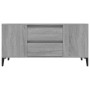 Mueble de TV madera contrachapada gris Sonoma 102x44,5x50 cm en Muebles TV | Comprar online en Foru.es