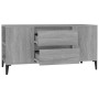 Mueble de TV madera contrachapada gris Sonoma 102x44,5x50 cm en Muebles TV | Comprar online en Foru.es
