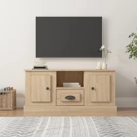 Mueble para TV madera contrachapada roble Sonoma 100x35,5x45 cm de vidaXL, Muebles TV - Ref: Foro24-816459, Precio: 73,98 €, ...