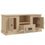 Mueble para TV madera contrachapada roble Sonoma 100x35,5x45 cm de vidaXL, Muebles TV - Ref: Foro24-816459, Precio: 77,37 €, ...