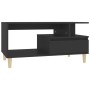 Mesa de centro madera contrachapada negro 90x49x45 cm en Mesas de centro | Comprar online en Foru.es