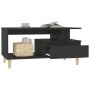 Mesa de centro madera contrachapada negro 90x49x45 cm en Mesas de centro | Comprar online en Foru.es