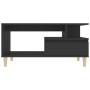 Mesa de centro madera contrachapada negro 90x49x45 cm en Mesas de centro | Comprar online en Foru.es