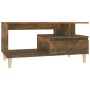 Mesa de centro madera contrachapada roble ahumado 90x49x45 cm en Mesas de centro | Comprar online en Foru.es