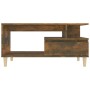 Mesa de centro madera contrachapada roble ahumado 90x49x45 cm en Mesas de centro | Comprar online en Foru.es
