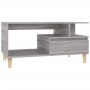 Mesa de centro madera contrachapada gris Sonoma 90x49x45 cm en Mesas de centro | Comprar online en Foru.es