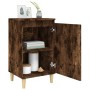 Mesita de noche madera contrachapada roble ahumado 40x35x70 cm de vidaXL, Mesitas de noche - Ref: Foro24-819638, Precio: 42,6...