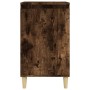 Mesita de noche madera contrachapada roble ahumado 40x35x70 cm de vidaXL, Mesitas de noche - Ref: Foro24-819638, Precio: 42,6...