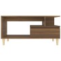 Mesa de centro madera contrachapada roble marrón 90x49x45 cm en Mesas de centro | Comprar online en Foru.es