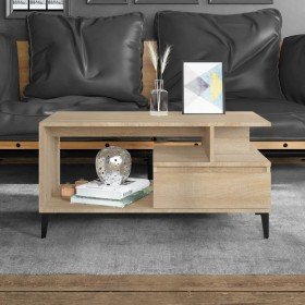 Mesa de centro madera contrachapada roble Sonoma 90x49x45 cm en Mesas de centro | Comprar online en Foru.es