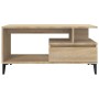 Mesa de centro madera contrachapada roble Sonoma 90x49x45 cm en Mesas de centro | Comprar online en Foru.es