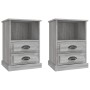 Mesitas de noche 2 unidades gris Sonoma 43x36x60 cm de vidaXL, Mesitas de noche - Ref: Foro24-816341, Precio: 86,79 €, Descue...