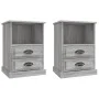 Mesitas de noche 2 unidades gris Sonoma 43x36x60 cm de vidaXL, Mesitas de noche - Ref: Foro24-816341, Precio: 85,83 €, Descue...
