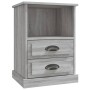 Mesitas de noche 2 unidades gris Sonoma 43x36x60 cm de vidaXL, Mesitas de noche - Ref: Foro24-816341, Precio: 86,79 €, Descue...
