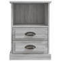 Mesitas de noche 2 unidades gris Sonoma 43x36x60 cm de vidaXL, Mesitas de noche - Ref: Foro24-816341, Precio: 86,79 €, Descue...