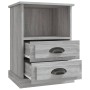 Mesitas de noche 2 unidades gris Sonoma 43x36x60 cm de vidaXL, Mesitas de noche - Ref: Foro24-816341, Precio: 86,79 €, Descue...