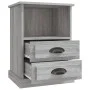 Mesitas de noche 2 unidades gris Sonoma 43x36x60 cm de vidaXL, Mesitas de noche - Ref: Foro24-816341, Precio: 85,83 €, Descue...