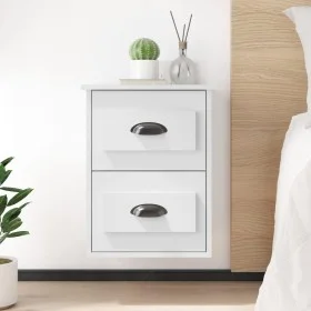 Weißer Wand-Nachttisch 41,5x36x53 cm von vidaXL, Nachttische - Ref: Foro24-816392, Preis: 47,15 €, Rabatt: %