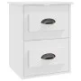 Mesita de noche de pared blanca 41,5x36x53 cm de vidaXL, Mesitas de noche - Ref: Foro24-816392, Precio: 47,15 €, Descuento: %