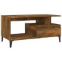 Mesa de centro madera contrachapada roble ahumado 90x49x45 cm en Mesas de centro | Comprar online en Foru.es