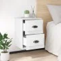 Mesita de noche de pared blanca 41,5x36x53 cm de vidaXL, Mesitas de noche - Ref: Foro24-816392, Precio: 47,15 €, Descuento: %