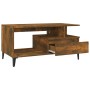 Mesa de centro madera contrachapada roble ahumado 90x49x45 cm en Mesas de centro | Comprar online en Foru.es