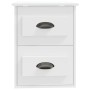 Mesita de noche de pared blanca 41,5x36x53 cm de vidaXL, Mesitas de noche - Ref: Foro24-816392, Precio: 47,71 €, Descuento: %