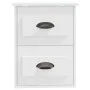 Mesita de noche de pared blanca 41,5x36x53 cm de vidaXL, Mesitas de noche - Ref: Foro24-816392, Precio: 47,15 €, Descuento: %