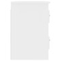Mesita de noche de pared blanca 41,5x36x53 cm de vidaXL, Mesitas de noche - Ref: Foro24-816392, Precio: 47,71 €, Descuento: %
