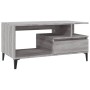 Mesa de centro madera contrachapada gris Sonoma 90x49x45 cm en Mesas de centro | Comprar online en Foru.es