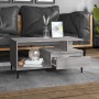 Mesa de centro madera contrachapada gris Sonoma 90x49x45 cm en Mesas de centro | Comprar online en Foru.es