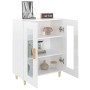Aparador de madera contrachapada blanco brillante 69,5x34x90 cm de vidaXL, Aparadores - Ref: Foro24-812120, Precio: 84,63 €, ...