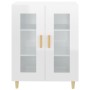 Aparador de madera contrachapada blanco brillante 69,5x34x90 cm de vidaXL, Aparadores - Ref: Foro24-812120, Precio: 84,63 €, ...