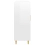 Aparador de madera contrachapada blanco brillante 69,5x34x90 cm de vidaXL, Aparadores - Ref: Foro24-812120, Precio: 84,63 €, ...