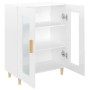 Aparador de madera contrachapada blanco brillante 69,5x34x90 cm de vidaXL, Aparadores - Ref: Foro24-812120, Precio: 84,63 €, ...