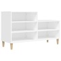 Mueble zapatero madera contrachapada blanco 102x36x60 cm en Zapateros y organizadores de calzado | Comprar online en Foru.es