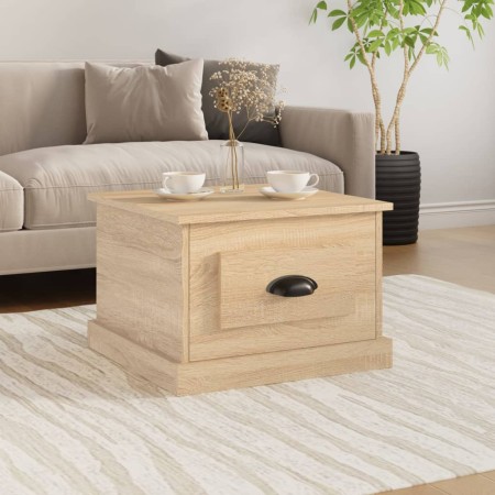 Mesa de centro madera contrachapada roble Sonoma 50x50x35 cm de vidaXL, Mesas de centro - Ref: Foro24-816251, Precio: 51,95 €...