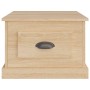 Mesa de centro madera contrachapada roble Sonoma 50x50x35 cm de vidaXL, Mesas de centro - Ref: Foro24-816251, Precio: 51,95 €...