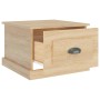 Mesa de centro madera contrachapada roble Sonoma 50x50x35 cm de vidaXL, Mesas de centro - Ref: Foro24-816251, Precio: 51,95 €...