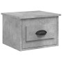 Mesita de noche de pared 2 uds color gris hormigón 41,5x36x28cm de vidaXL, Mesitas de noche - Ref: Foro24-816385, Precio: 54,...