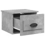 Mesita de noche de pared 2 uds color gris hormigón 41,5x36x28cm de vidaXL, Mesitas de noche - Ref: Foro24-816385, Precio: 53,...