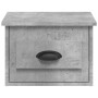 Mesita de noche de pared 2 uds color gris hormigón 41,5x36x28cm de vidaXL, Mesitas de noche - Ref: Foro24-816385, Precio: 54,...