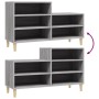 Mueble zapatero madera contrachapada gris Sonoma 102x36x60 cm en Zapateros y organizadores de calzado | Comprar online en Foru.e